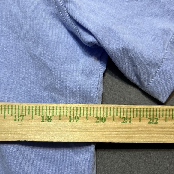 NWT Tailorbyrd Button Up Shirt Mens Medium Short Sleeve Button Up Blue - Picture 4 of 5